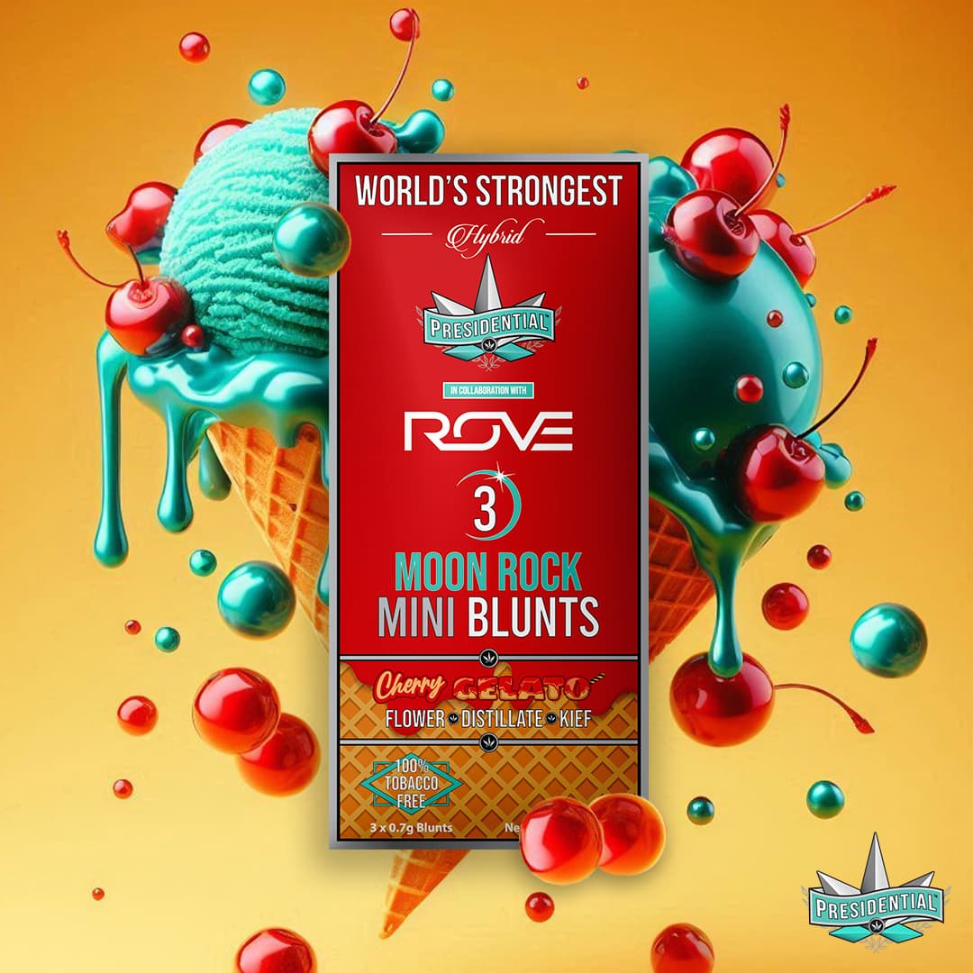 Cherry Gelato Presidential Mini Blunts product graphic
