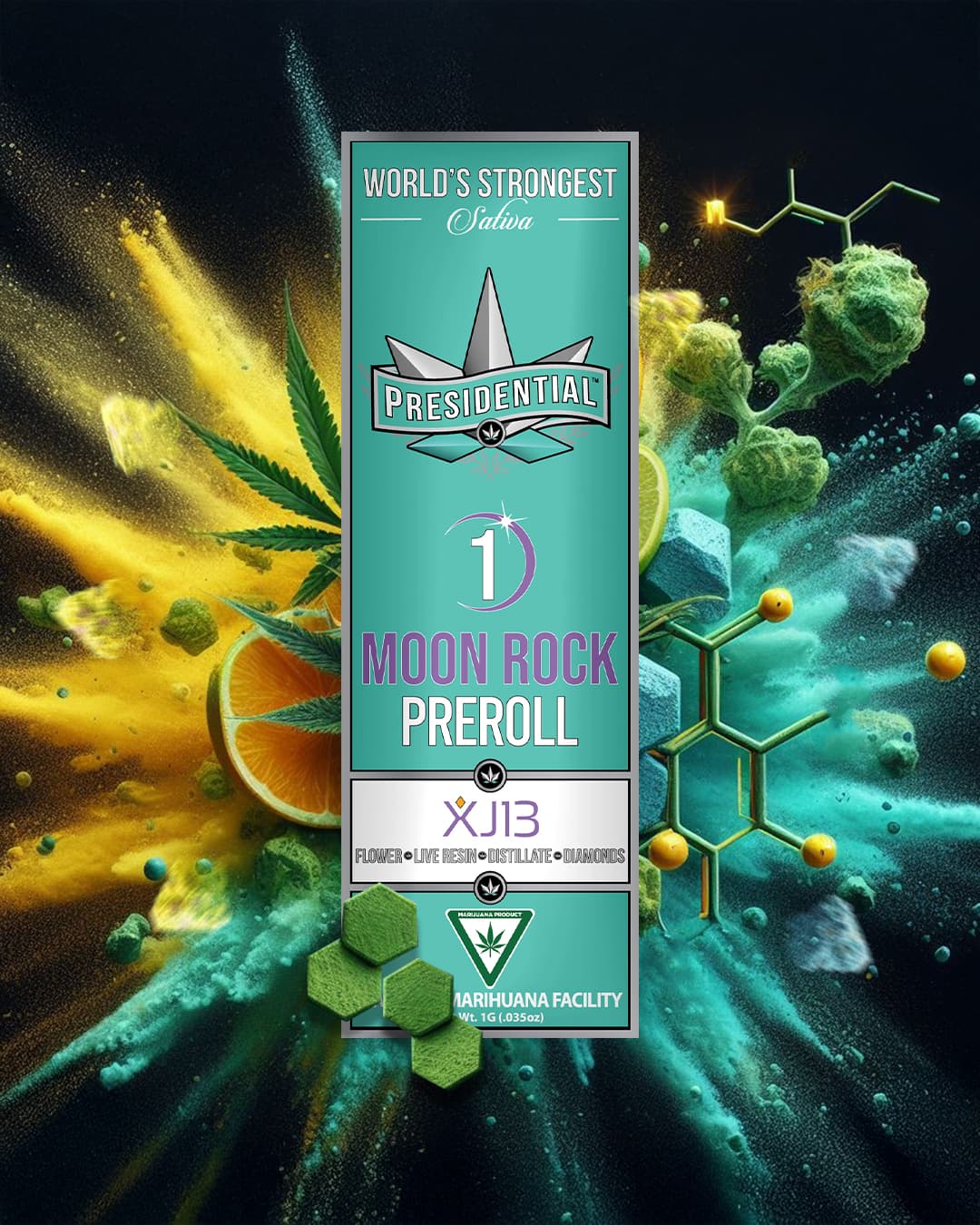 XJ-13 Presidential preroll product graphic