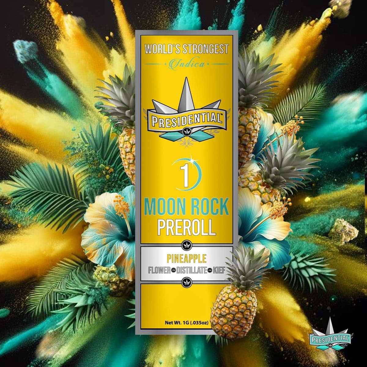 Pineapple - Silver Flavor Series product photography