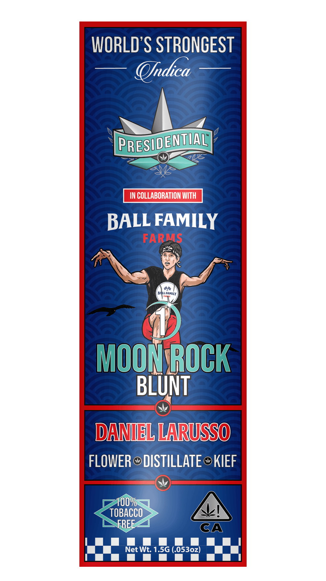 Daniel LaRusso — Presidential Line product photography