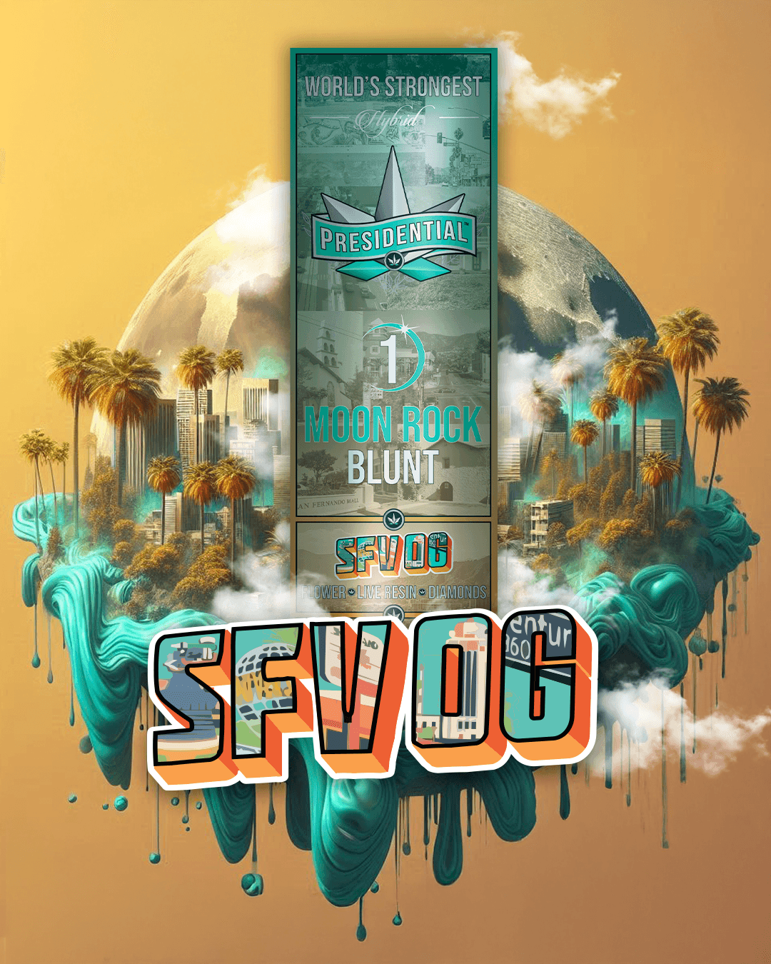 SFV OG - Gold Strain Series product photography