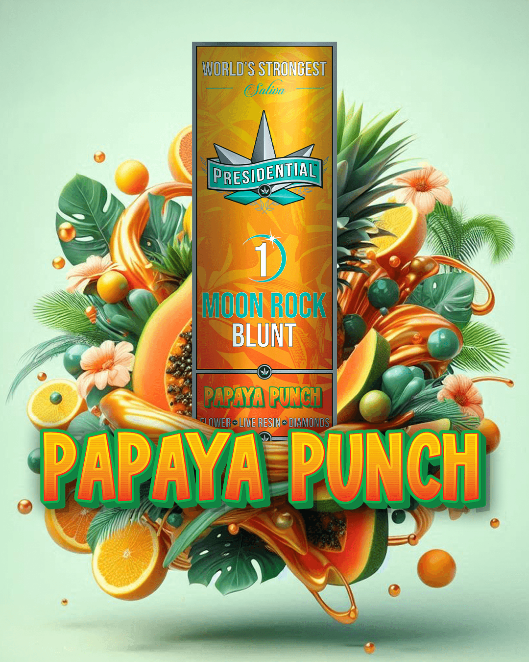Papaya Punch - Gold Strain Series product photography