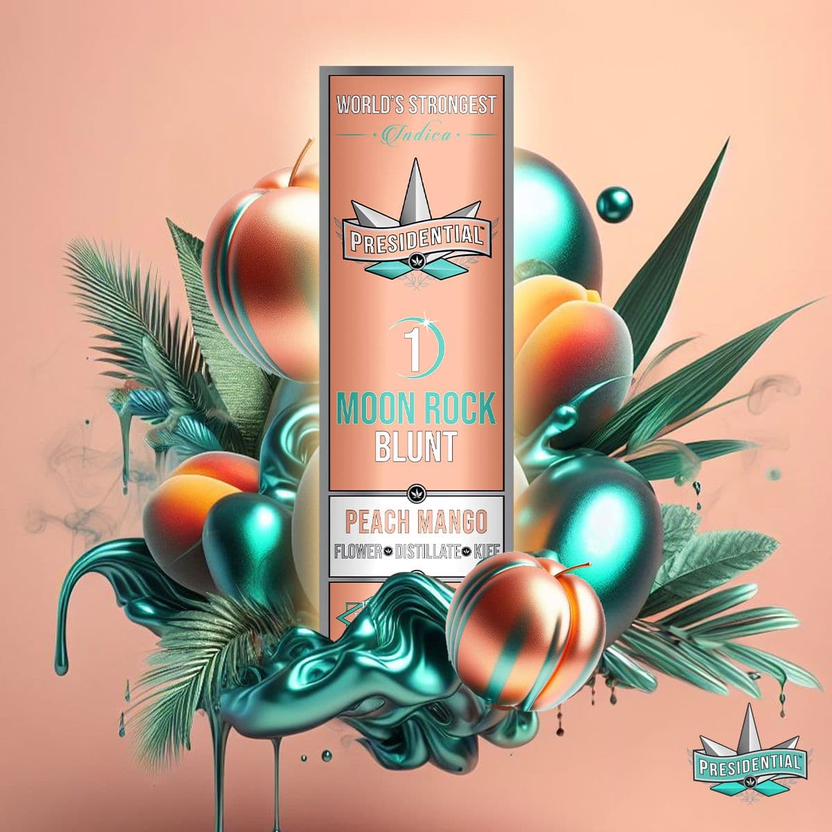 Peach Mango - Silver Flavor Series product photography