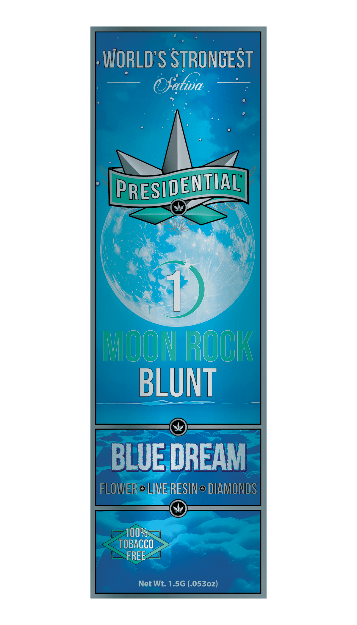 Blue Dream - Gold Strain Series product photography