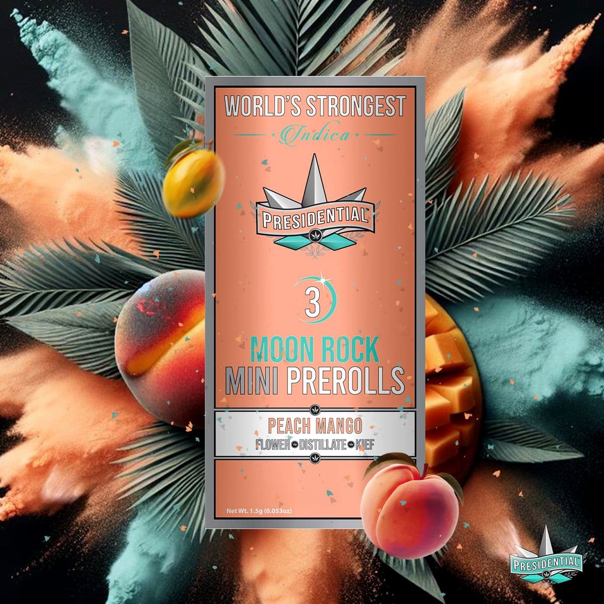 Peach Mango - Silver Flavor Series product photography