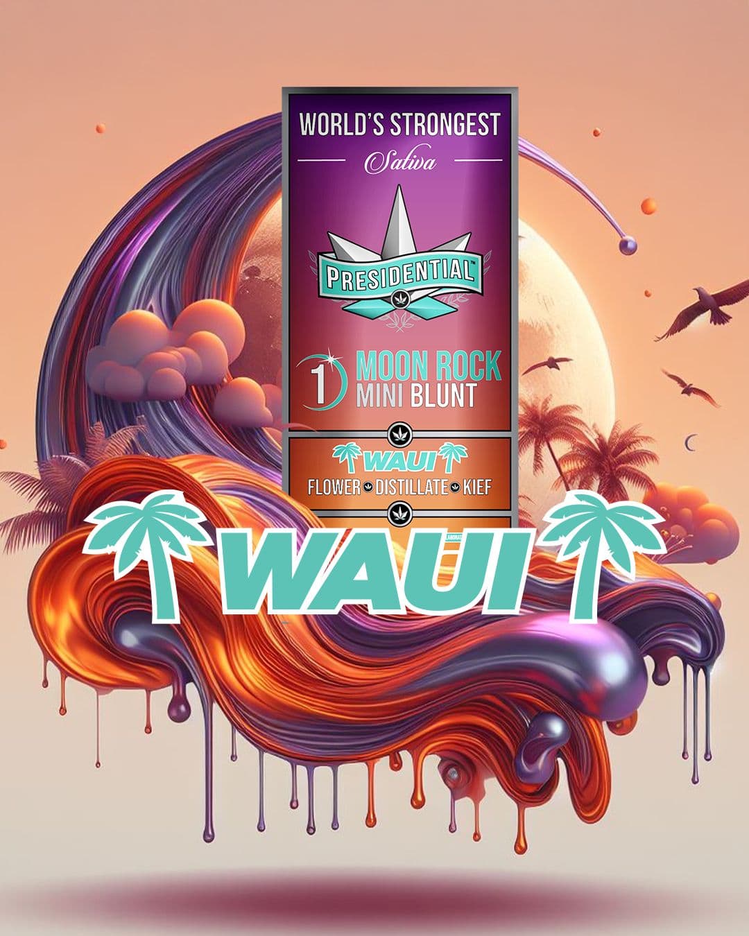 Waui - Gold Strain Series product photography