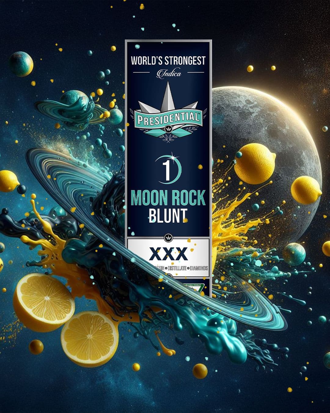 XXX - Gold Strain Series product photography