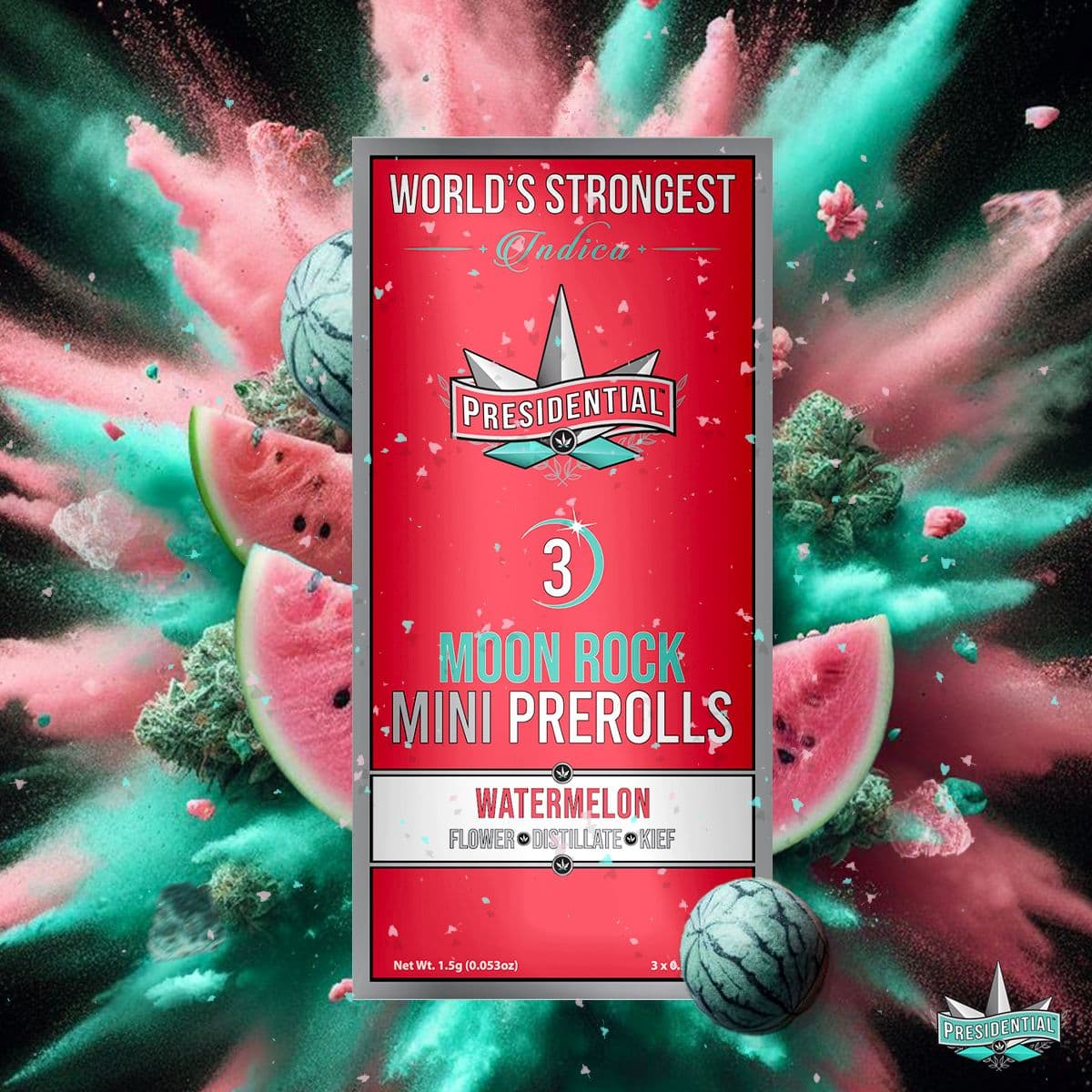 Watermelon - Silver Flavor Series product photography