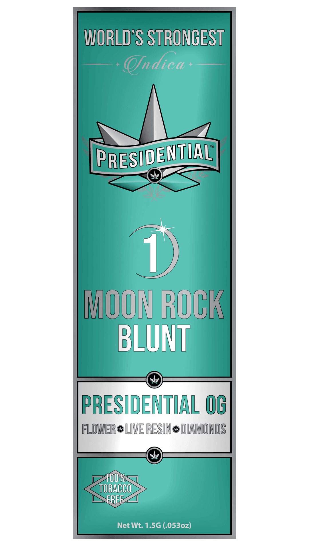 Presidential OG - Gold Strain Series product photography (alternate view)