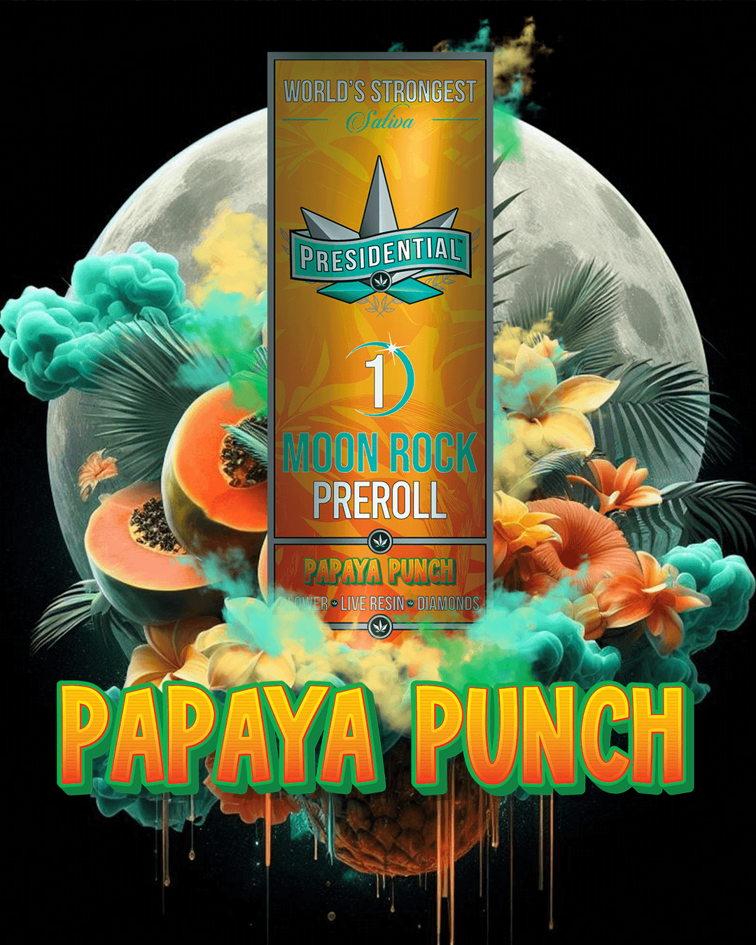 Papaya Punch - Gold Strain Series product photography (alternate view)