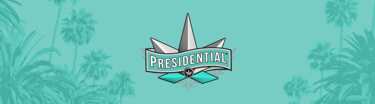 Presidential banner — California palms